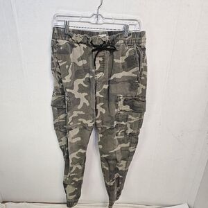 Old Navy Womens Camouflage Cargo Joggers Jeans Sz Medium Casual  Retro